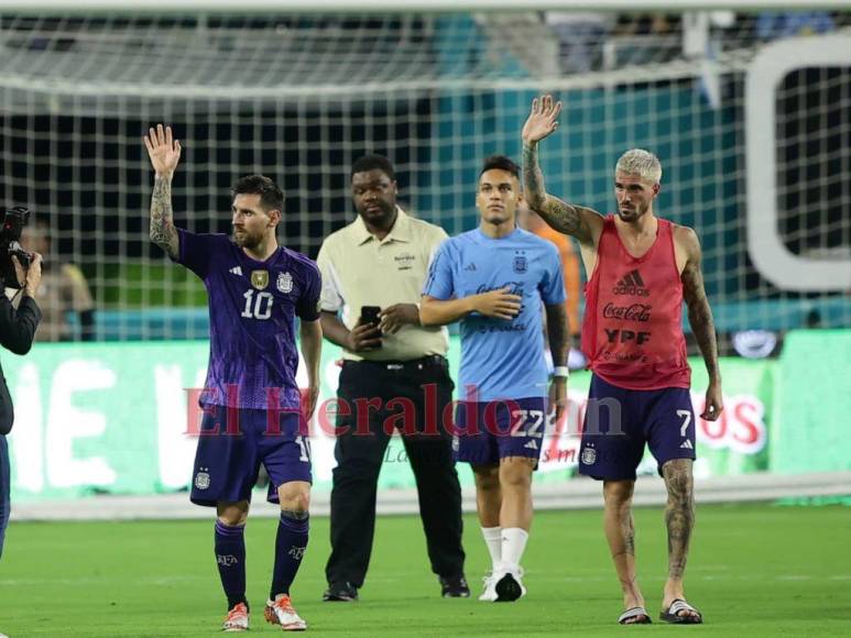 ¿Quién se llevó la camiseta de Messi? Lo que no se vio de la goleada de Argentina sobre Honduras