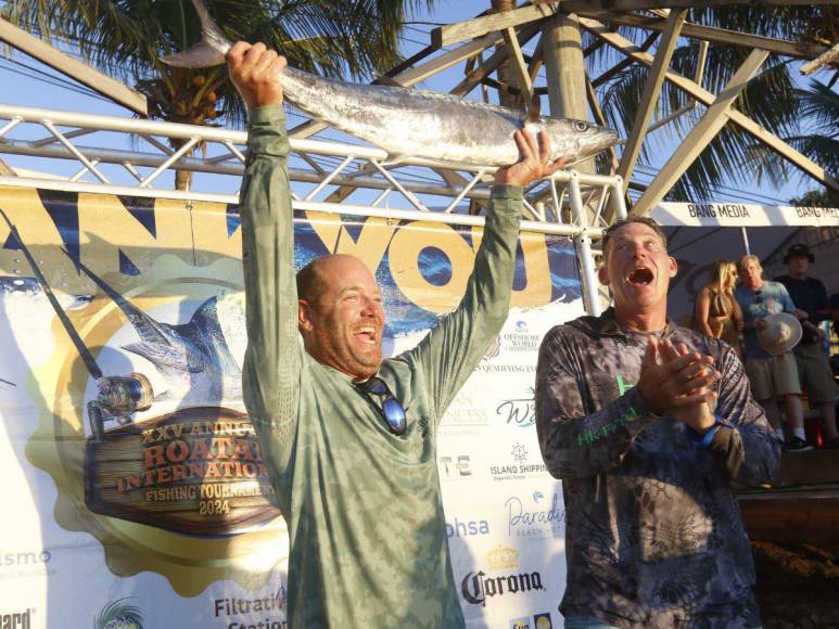 Torneo Internacional de Pesca cautivó a Roatán con reñida competencia