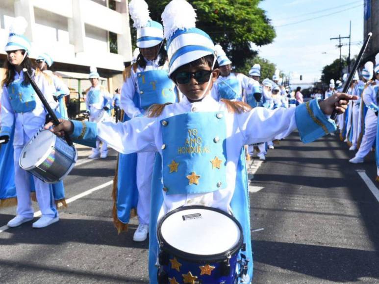 Las imágenes que dejaron los desfiles patrios en San Pedro Sula