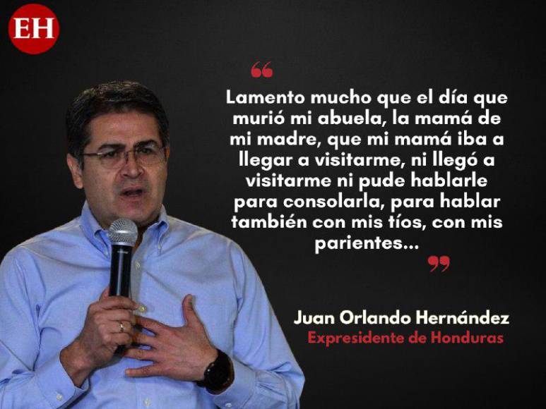 Las frases de JOH por su extradición: ‘Que nadie viva lo que mi familia y yo estamos viviendo‘