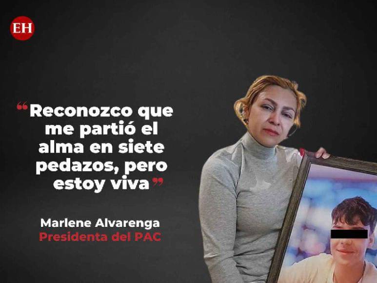 Las crudas frases de Marlene Alvarenga contra Salvador Nasralla por la muerte de su hijo