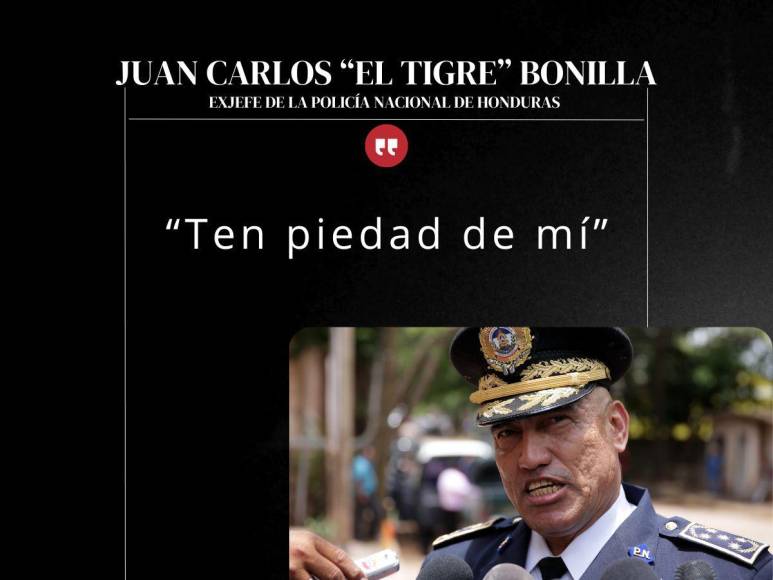 “Ten compasión de mí”: Las frases de Juan Carlos “El Tigre” Bonilla en su sentencia