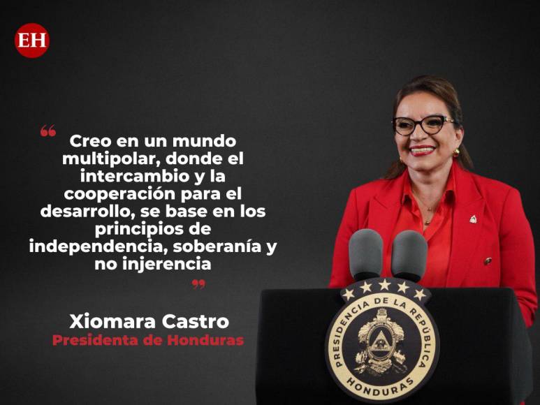 Las frases de la presidenta Xiomara Castro en Cumbre de la Unión Europea-Celac