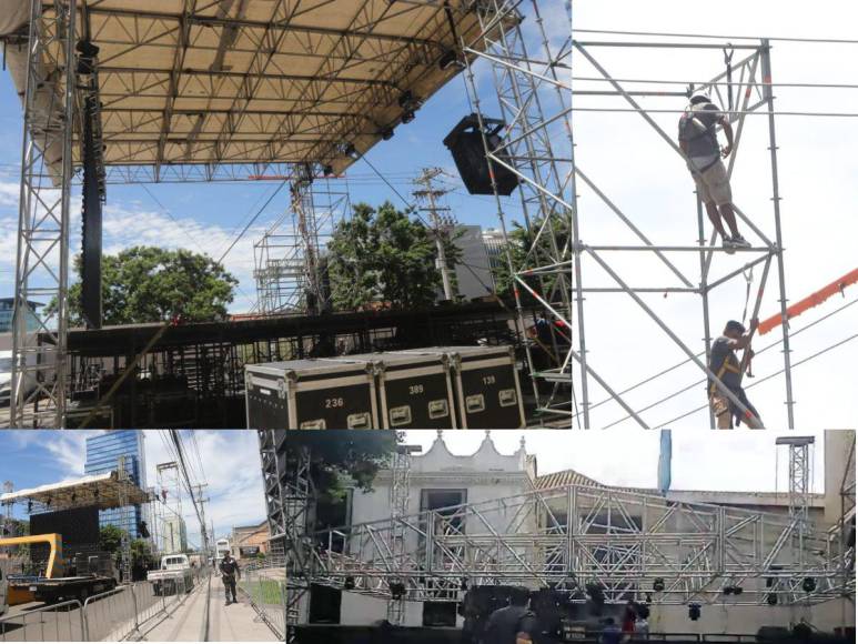 Crean escenarios frente a Casa Presidencial y Congreso Nacional para recibir a colectivos de Libre