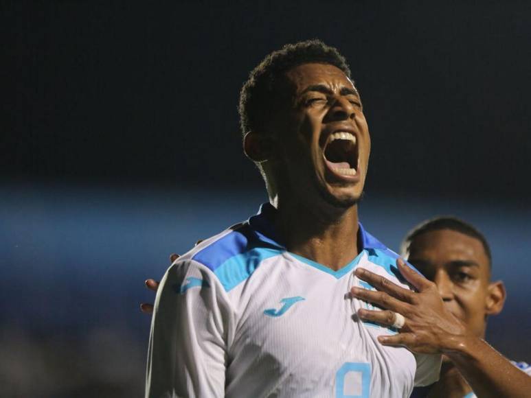 Así celebró los dos goles la Selección de Honduras ante México