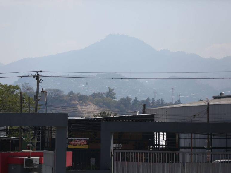 Humo y bruma de incendios forestales contaminan los cielos de la ciudad capital