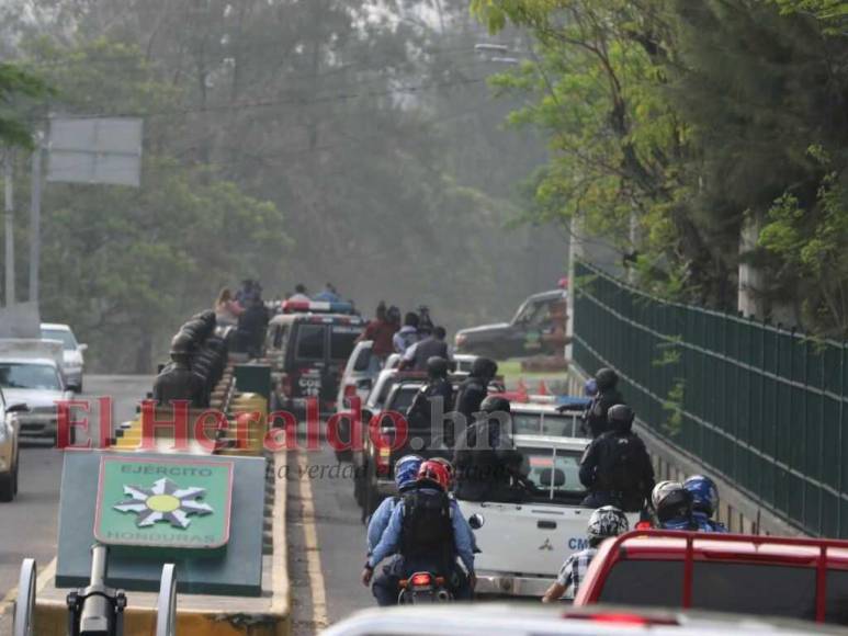 Por aire y tierra: así fue el traslado de ‘El Tigre’ Bonilla hacia la Base Hernán Acosta Mejía