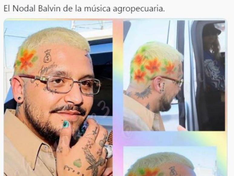 Los memes más divertidos por el cambio de look de Christian Nodal