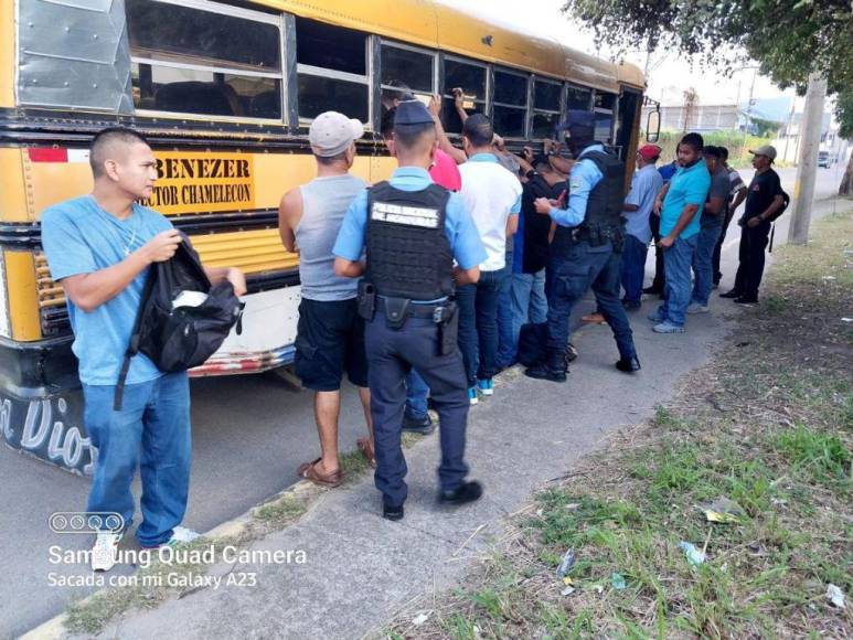 Intervenidos amanecen varios puntos de la capital y de SPS contra la inseguridad