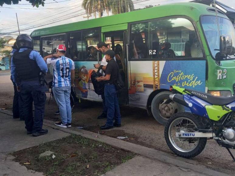 Intervenidos amanecen varios puntos de la capital y de SPS contra la inseguridad