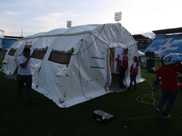 Así avanzan los preparativos en el Estadio Nacional y el cerro Juana Laínez para este 15 de septiembre