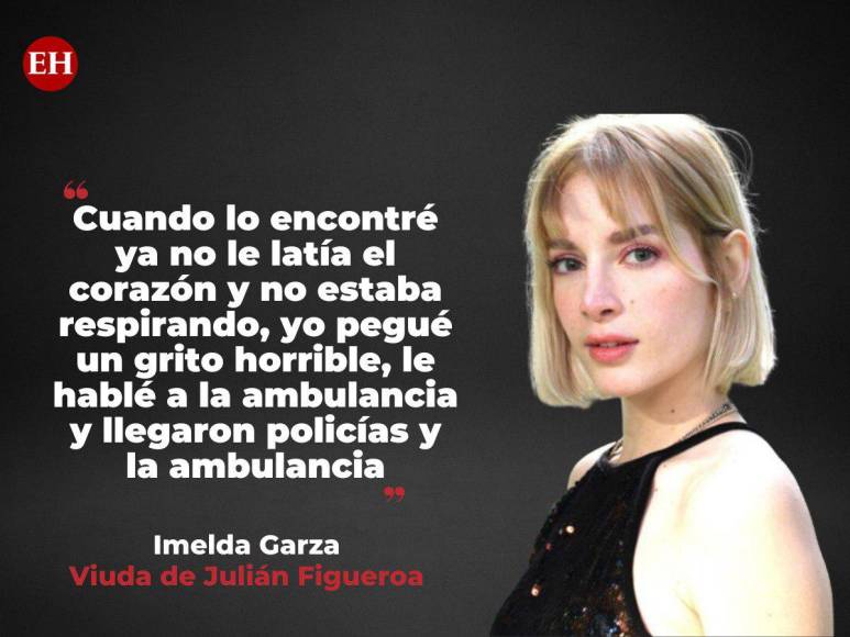 Dolorosas frases de la viuda de Julián Figueroa al contar cómo lo halló muerto