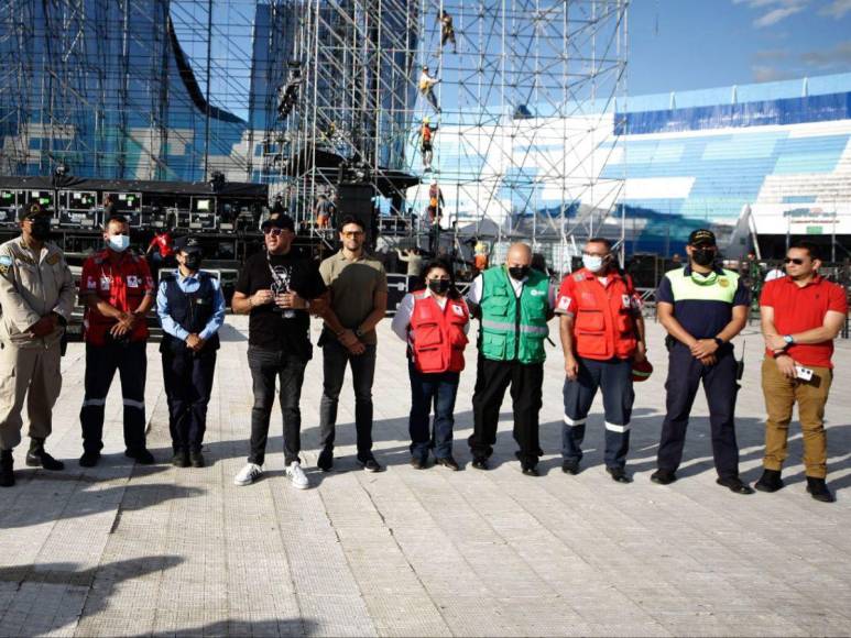 Ultiman detalles en el Estadio Nacional para concierto de Daddy Yankee en Tegucigalpa