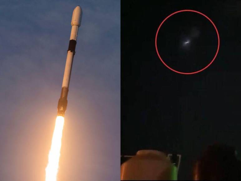 Así es el cohete Falcon 9 que Honduras confundió con un ovni