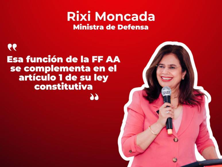 Rixi Moncada: “Soy víctima del golpe de Estado junto a mi familia”