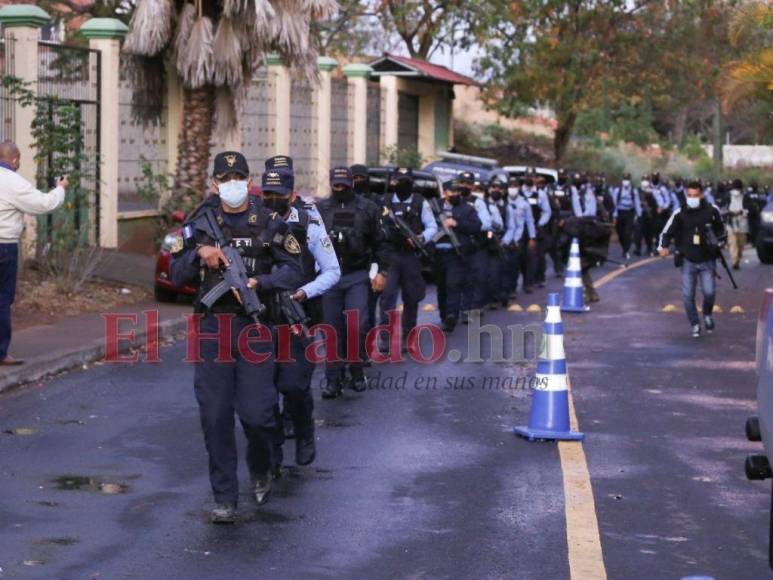 El ambiente que reinó en Palmeras de San Ignacio, el búnker del expresidente Juan Orlando Hernández (FOTOS)