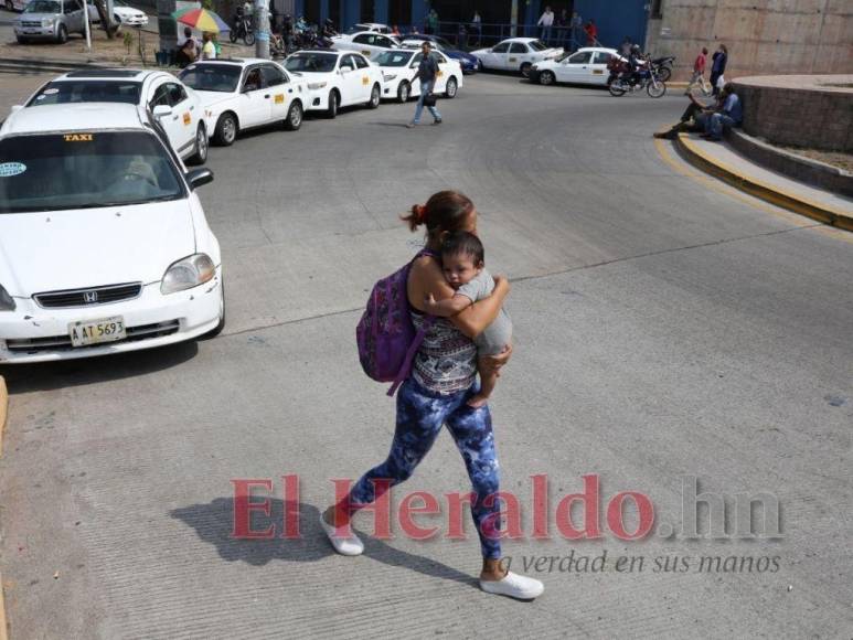 Las 25 imágenes que dejó el paro de transporte en Honduras