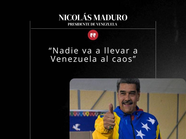 “Lo que diga el árbitro electoral será defendido”: Frases de Maduro tras votar