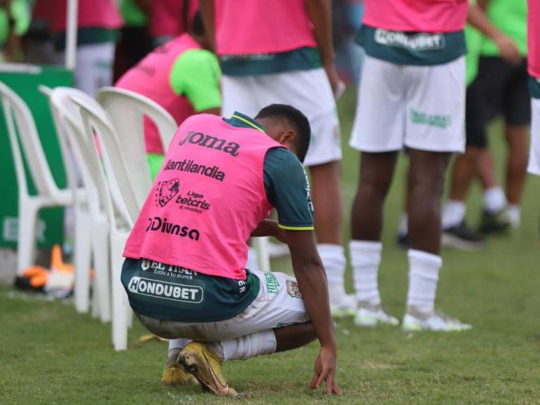 Rostros de tristeza en Marathón tras eliminación ante Motagua