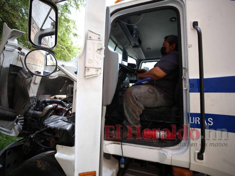 Enorme flota de cisternas en Alcaldía de Tegucigalpa evidencian abandono y descuido