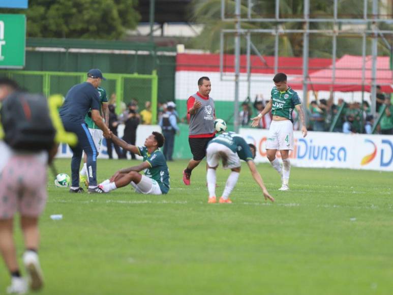 Rostros de tristeza en Marathón tras eliminación ante Motagua