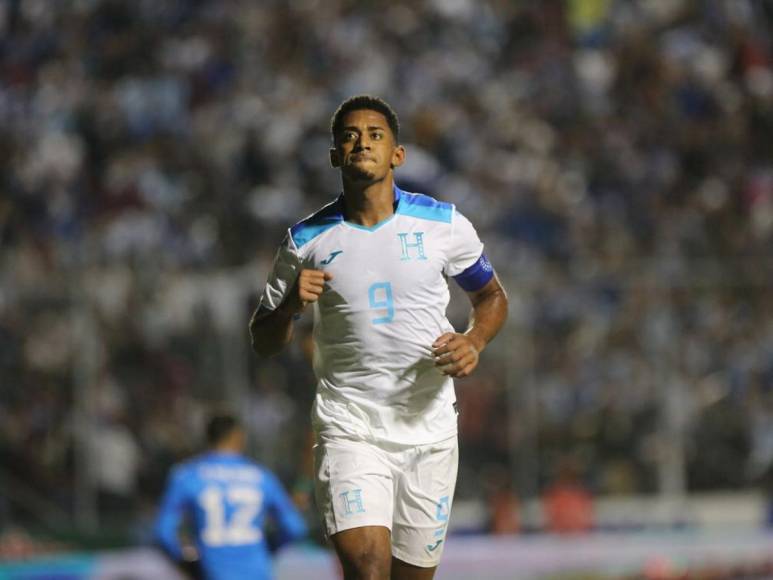 Así celebró los dos goles la Selección de Honduras ante México