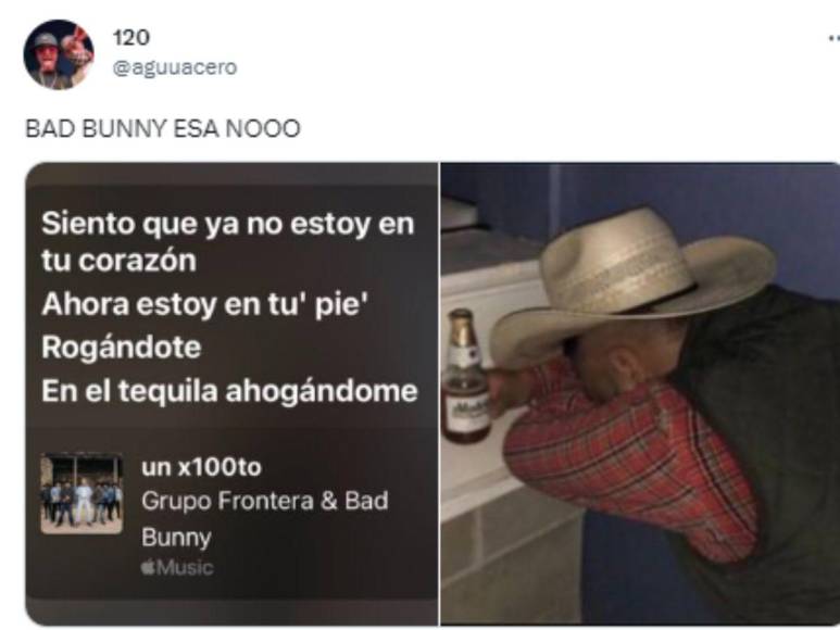 Bad Bunny y Grupo Frontera: los divertidos memes de su colaboración musical