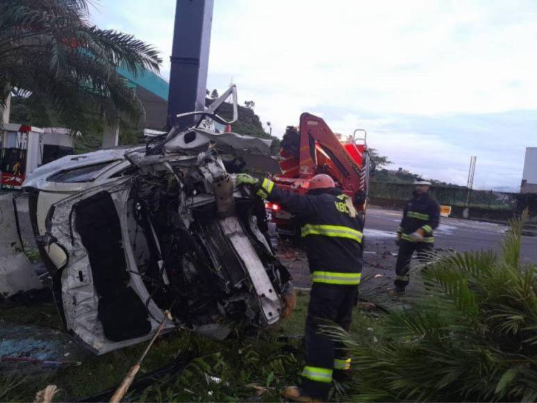 André Lobo, el presunto conductor del vehículo en accidente del anillo periférico