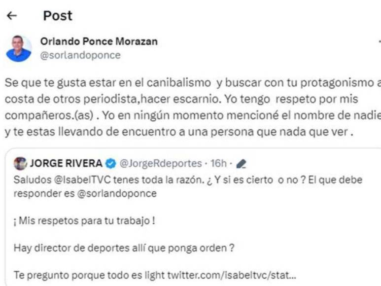 “Nos toca aguantarlo en el trabajo”: Isabel Zambrano explota contra Orlando Ponce y lo tilda de “misógino”