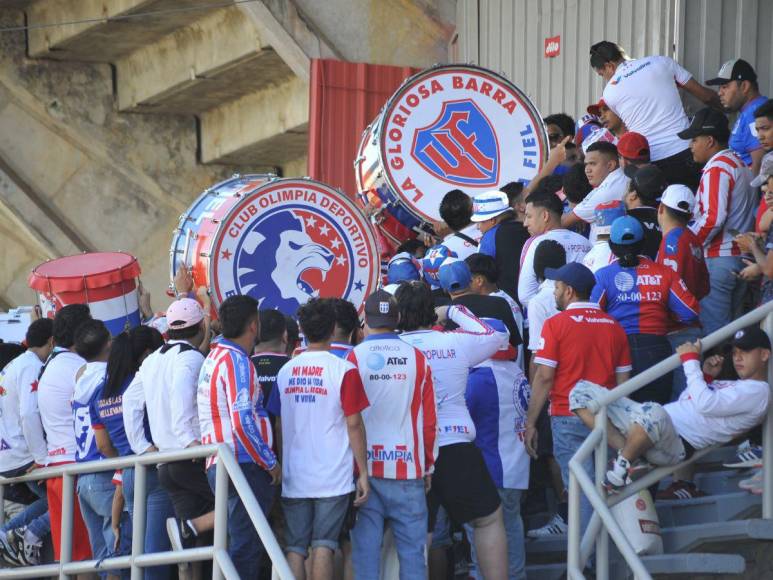 ¡Llega la Ultra! Así se vive el ambiente para el Olimpia vs Marathón