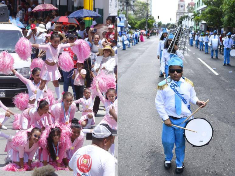 San Pedro Sula celebra con ritmo y color: estudiantes rinden honor a la patria