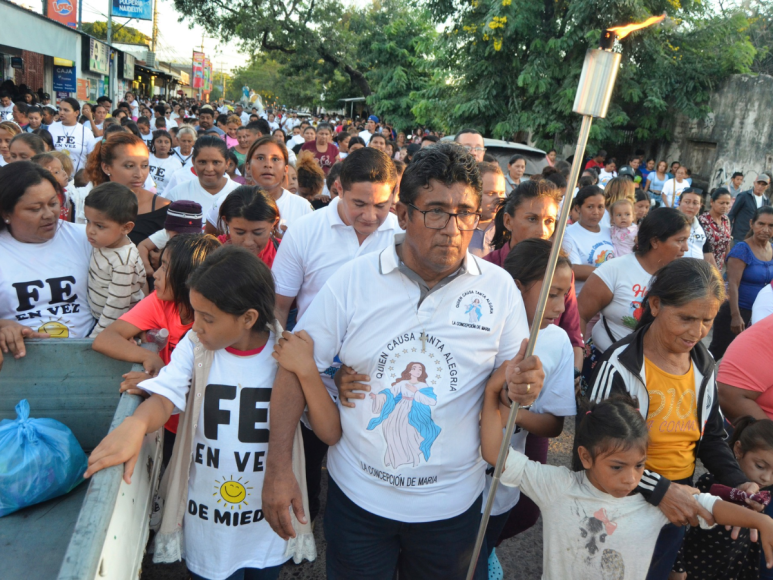 Choluteca, de fiesta en conmemoración a la Virgen Concepción de María