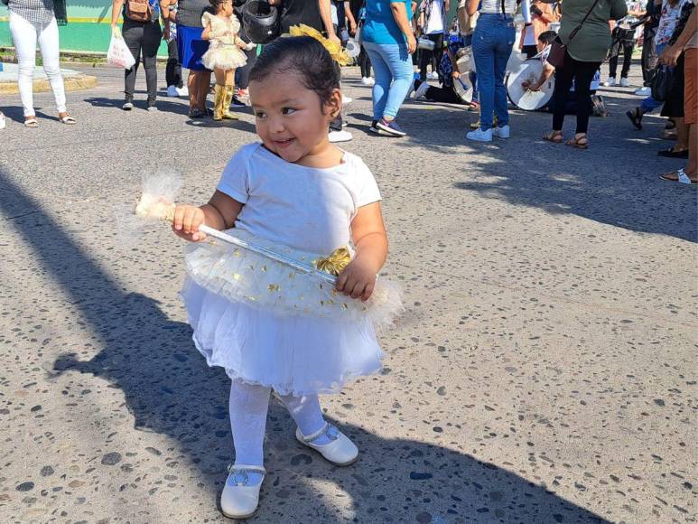 Fervor y brillo: Estudiantes de Valle celebran la Independencia de Honduras