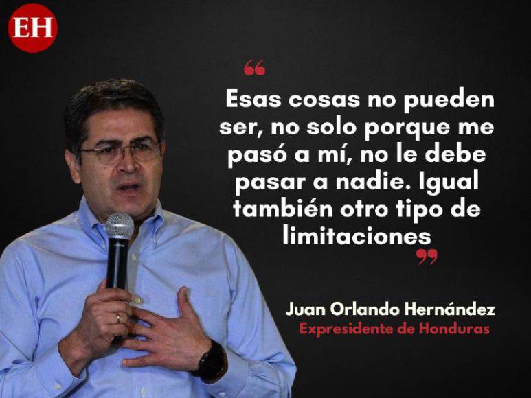 Las frases de JOH por su extradición: ‘Que nadie viva lo que mi familia y yo estamos viviendo‘