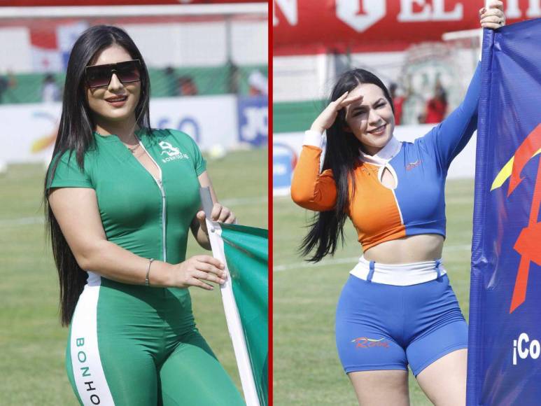 Las bellezas del día 1 de la Jornada 12 en el encuentro Motagua vs. Marathón