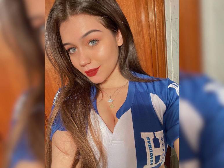 Jazmín Reyes: la bella aficionada hondureña que presume su amor por Motagua en España