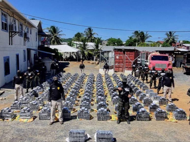 Cocaína decomisada en Roatán está valorada en más de 45 millones de dólares