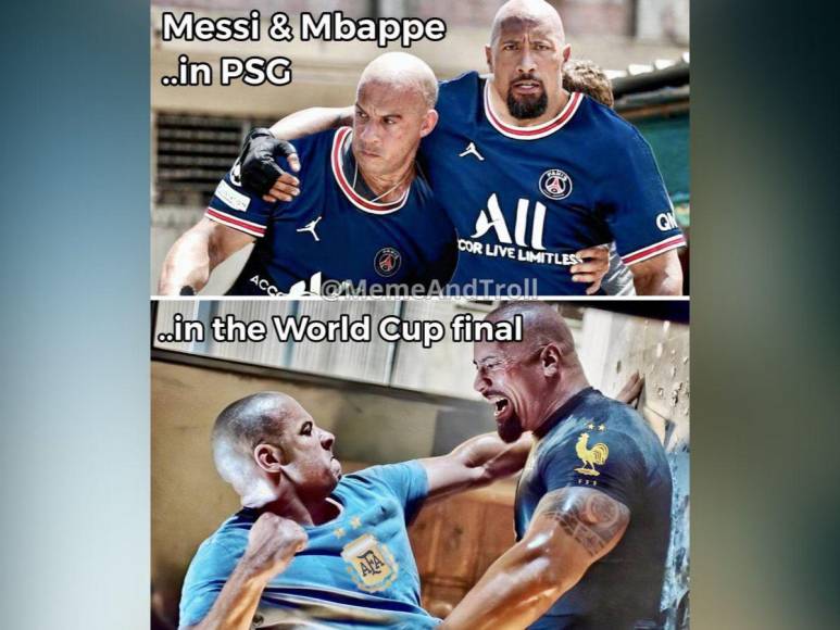 Messi, Mbappé, el VAR y Macron protagonizan los mejores memes de la final del Mundial