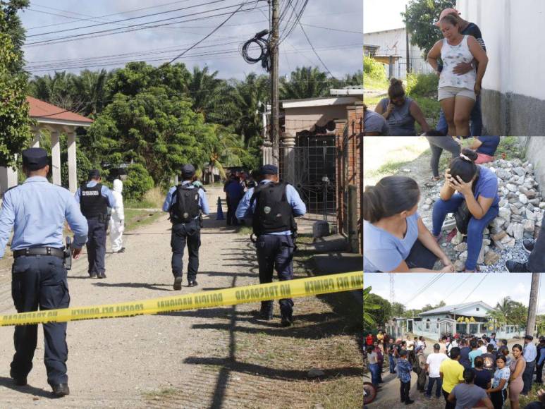 Drama y dolor en escena de masacre de cinco hombres en Baracoa, Cortés