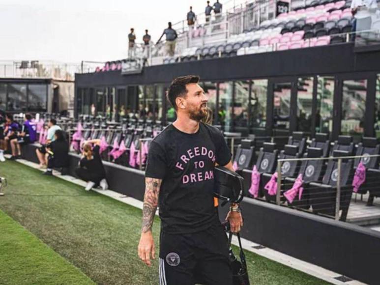 NO SE VIO EN TV: Nueva celebración de Messi con Inter Miami, Rauw Alejandro en el estadio y el niño que lloró por Lionel