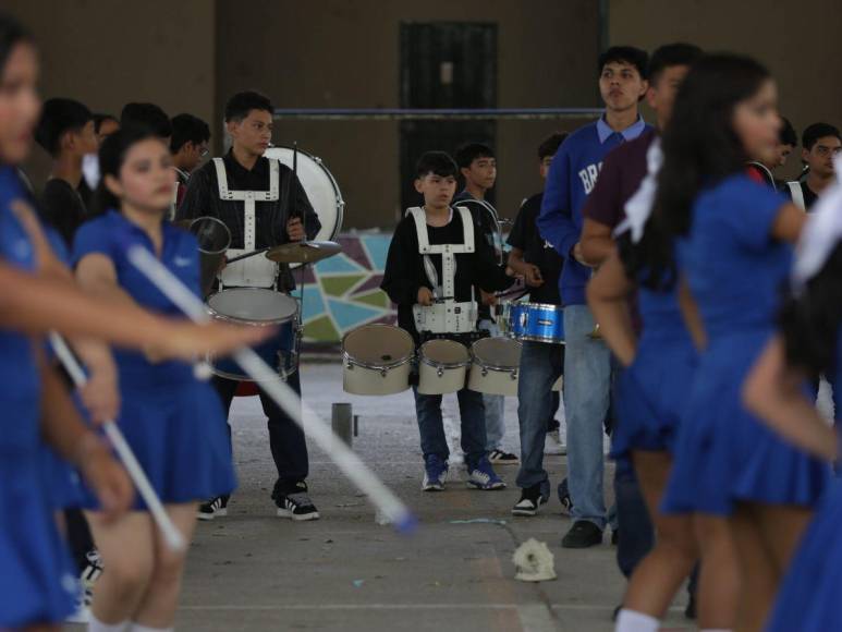 Talento y pasión: banda del Saúl Zelaya Jiménez lista para los desfiles patrios