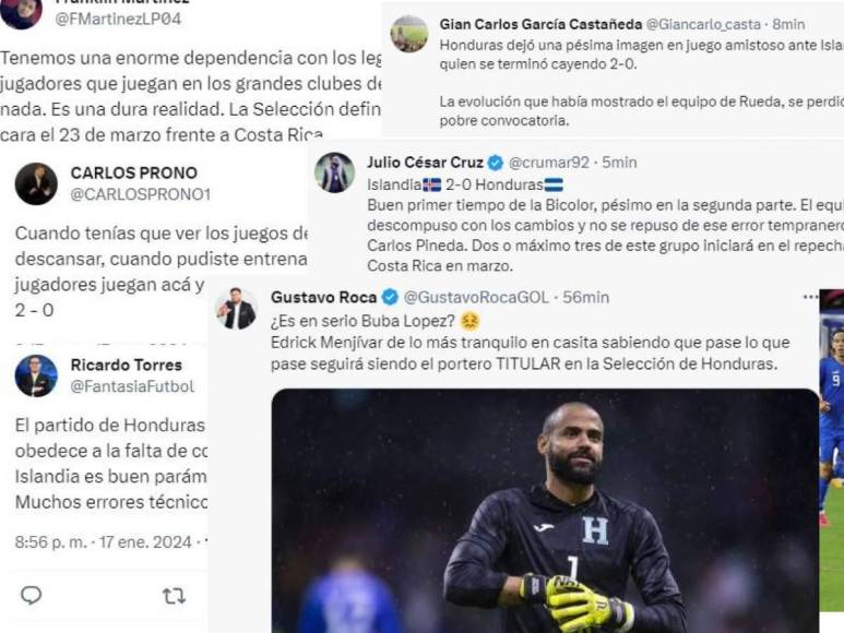 Lo que dicen los periodistas tras derrota de Honduras ante Islandia