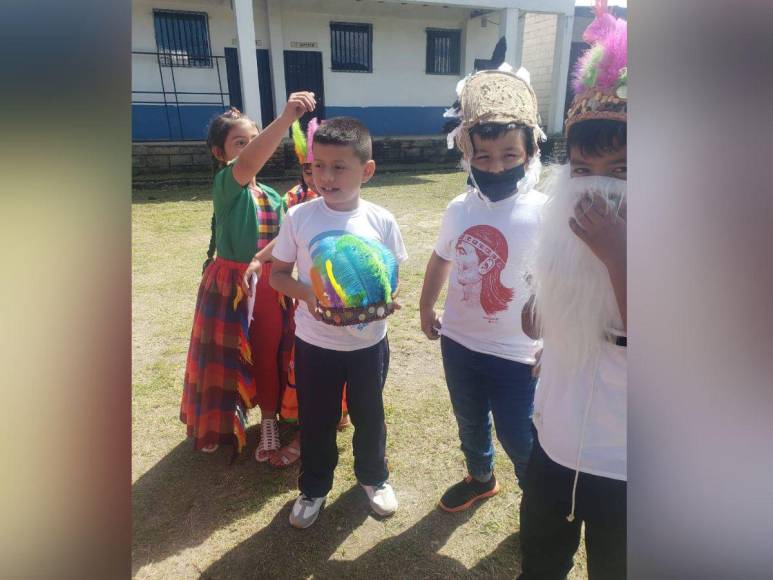 El legado del indio Lempira revive en las escuelas de La Esperanza, Intibucá