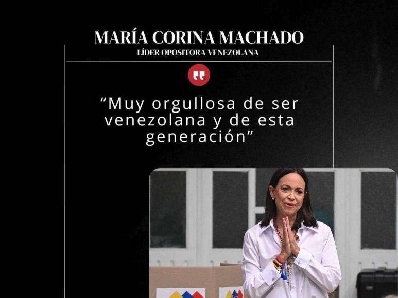 “Estamos haciendo historia”: Frases de María Corina Machado tras elecciones