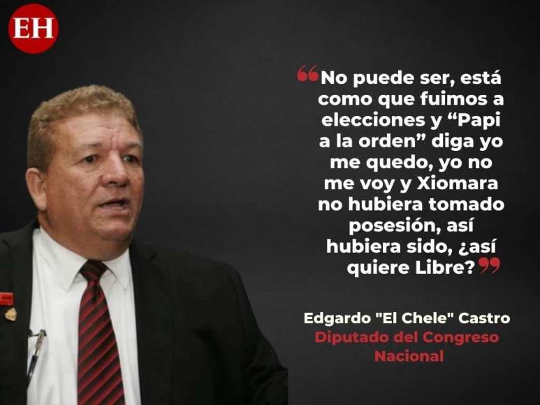 Diputado Edgardo Castro critica situación en el Congreso Nacional y actuar de Libre