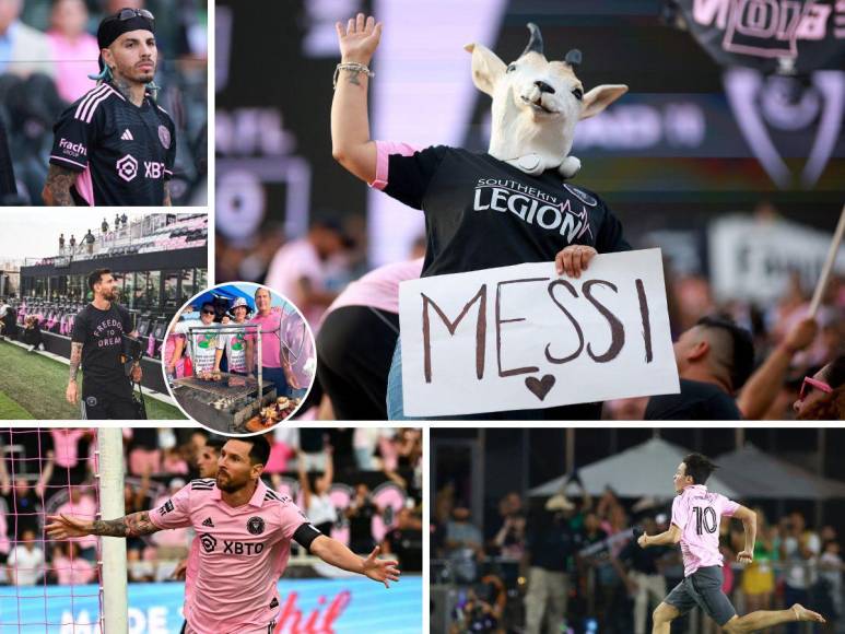 NO SE VIO EN TV: Nueva celebración de Messi con Inter Miami, Rauw Alejandro en el estadio y el niño que lloró por Lionel