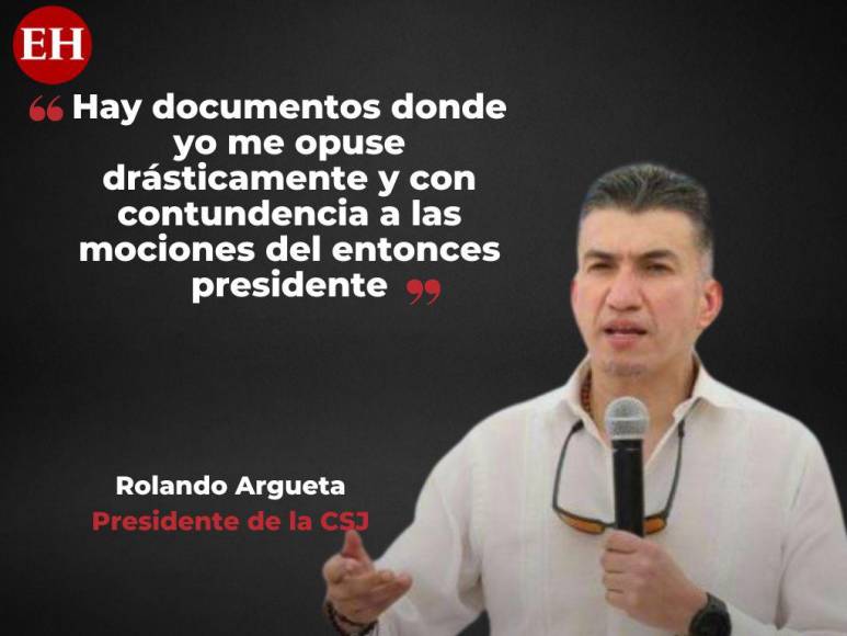 Las frases de Rolando Argueta sobre si la CSJ respondió a intereses de JOH