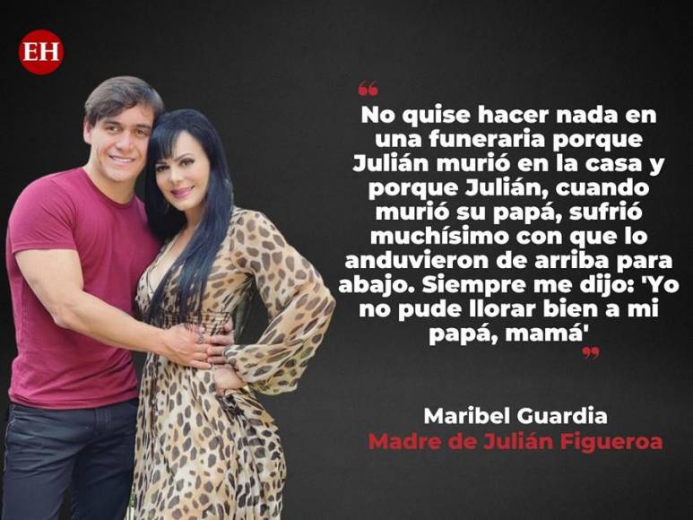 Maribel Guardia relata la dura despedida a su hijo Julián Figueroa