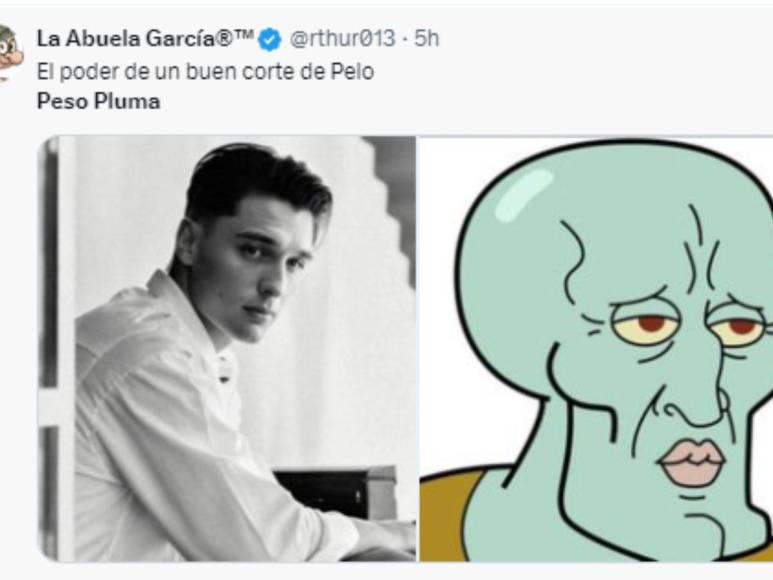 Los mejores memes que dejó el cambio de look de Peso Pluma