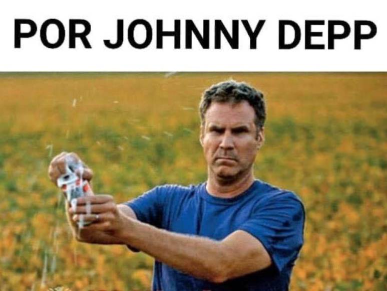 Con divertidos memes internautas reaccionan al triunfo de Johnny Depp